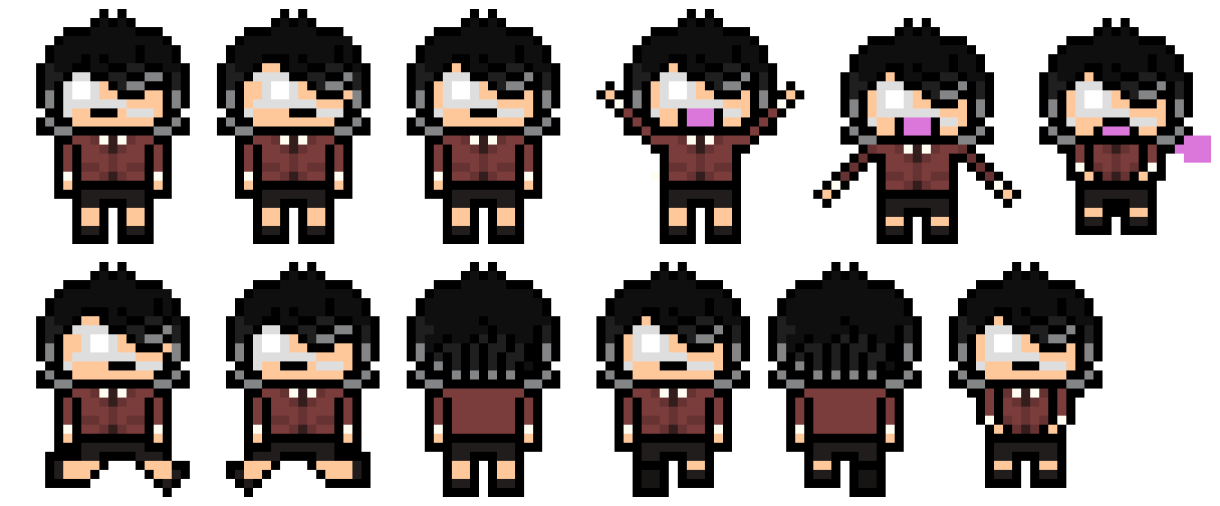 [4f22c5] Retsuko Sprite Sheet