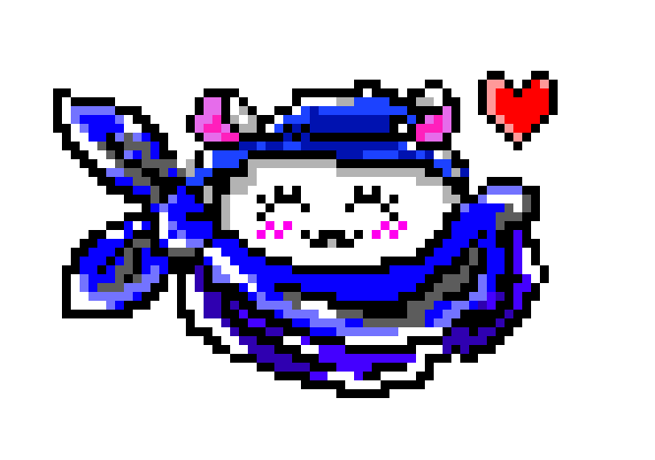 [9664c4] Scarf Mouse Blue