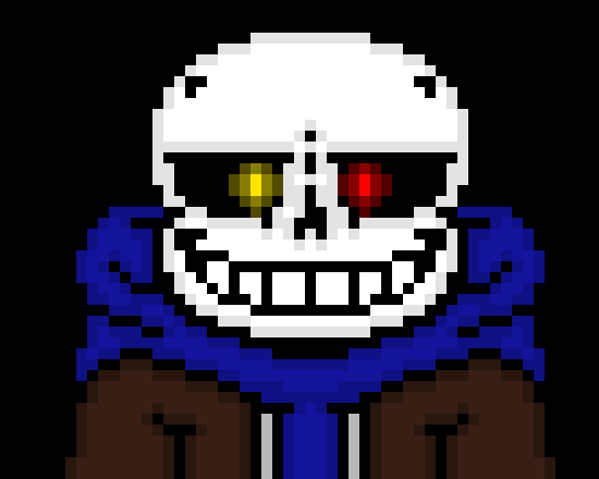 [c7b058] *Standing behind sans* Heya short man