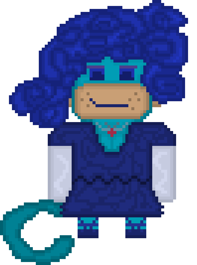 [fed4b8] Blue Raspberry Shake