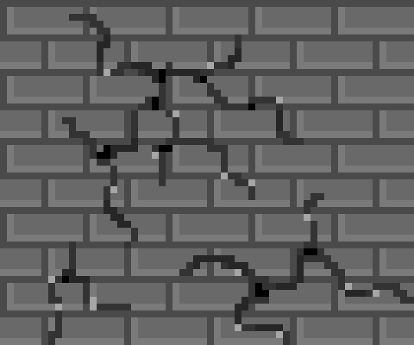 [9664c4] brick wall cracked