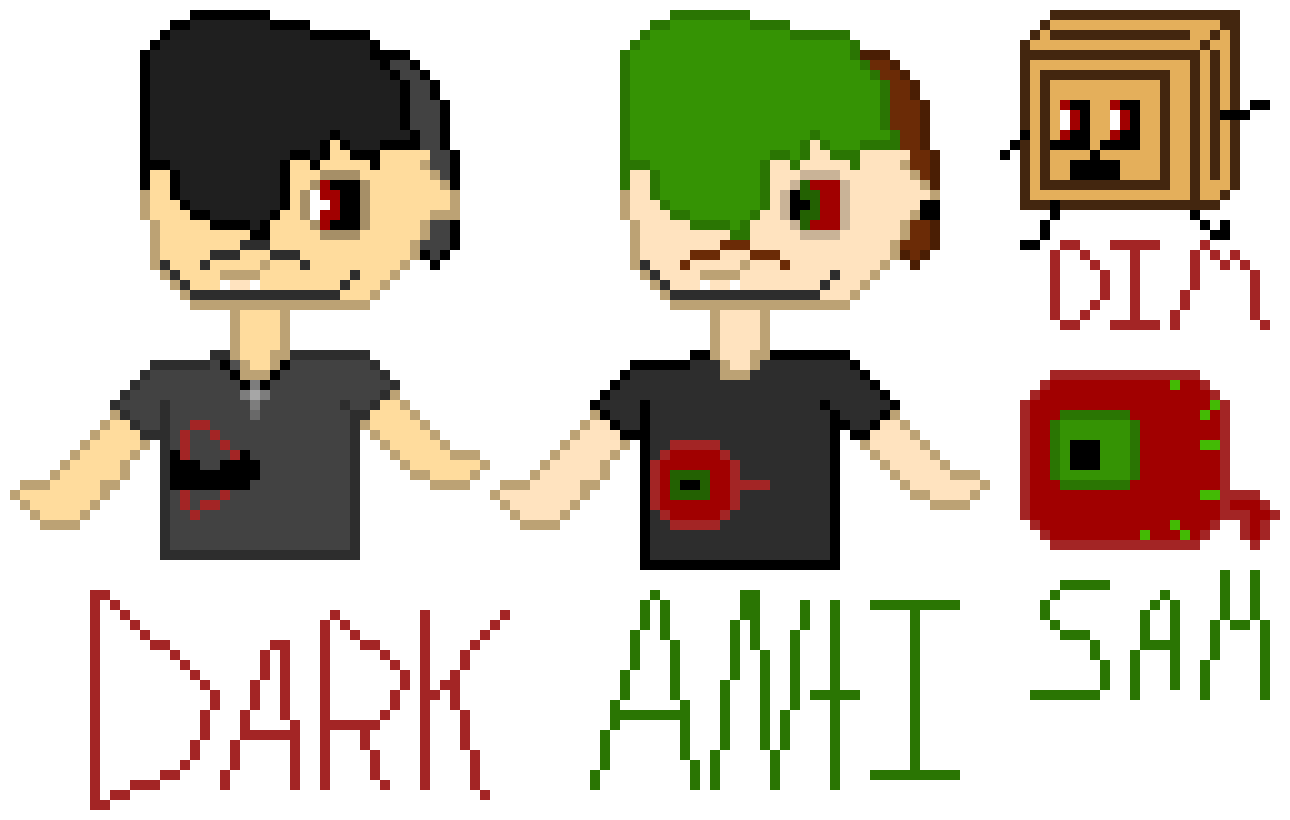 [9664c4] Darkiplier/Antisepticeye/Darky Box Dim/ Antiseptic Sam