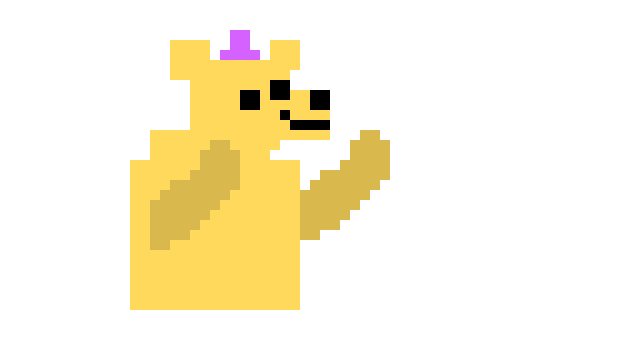 [7015f9] fredbear holding something sprite