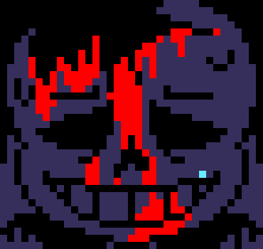 [7ce906] *(Demented seemed to be talking to nobody, maybe someone in his imagination?) -HorrorTale Sans