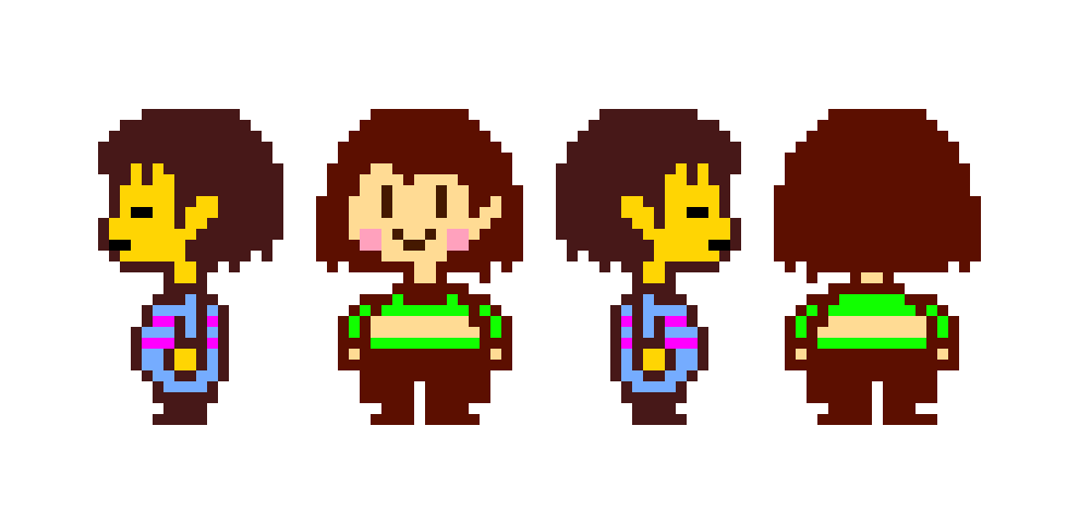 Chara Sprite Sheet (No walking sprites)