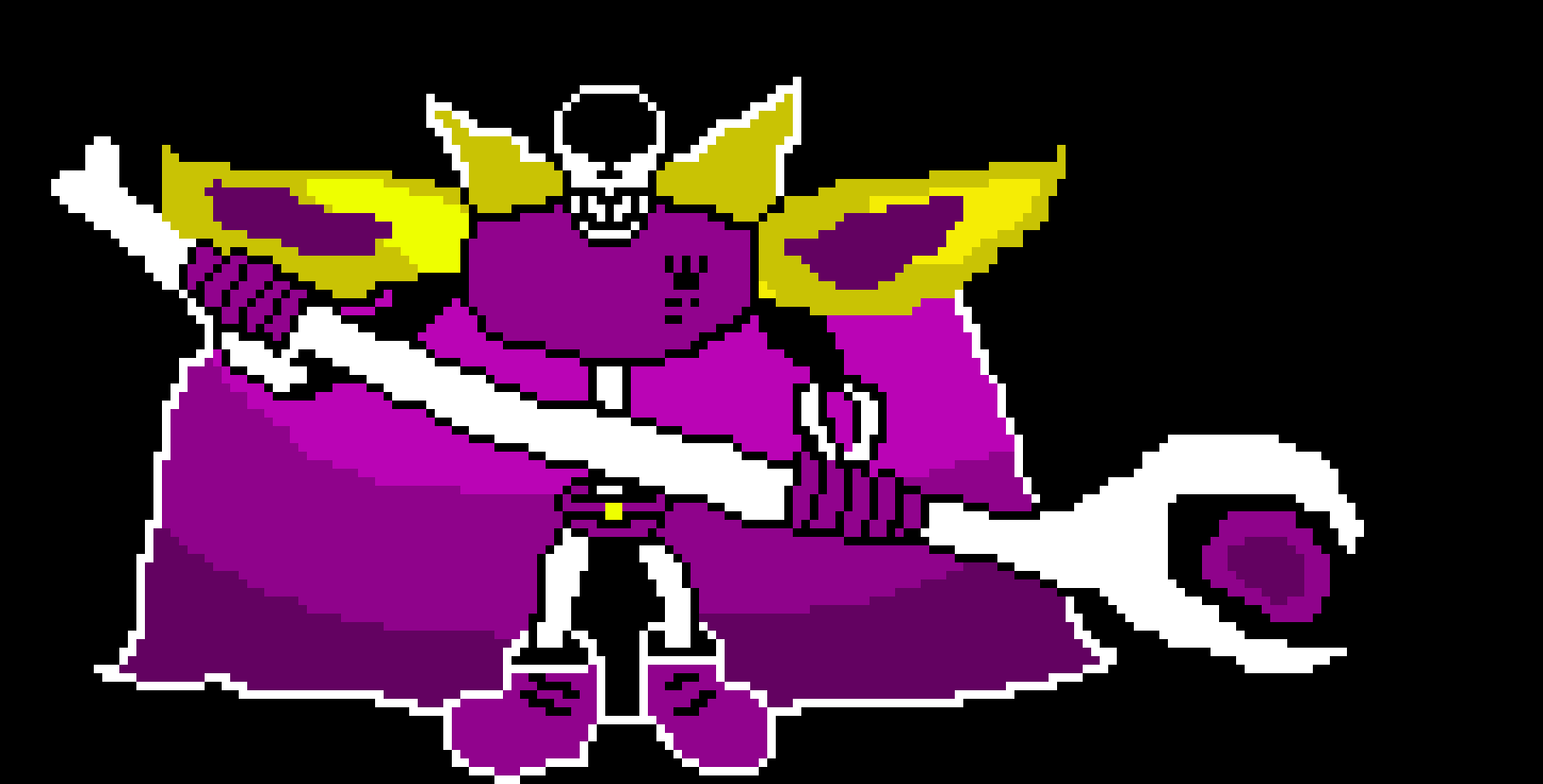[9664c4] King Void Papyrus Battle Sprite (Reuploaded AGAIN!)