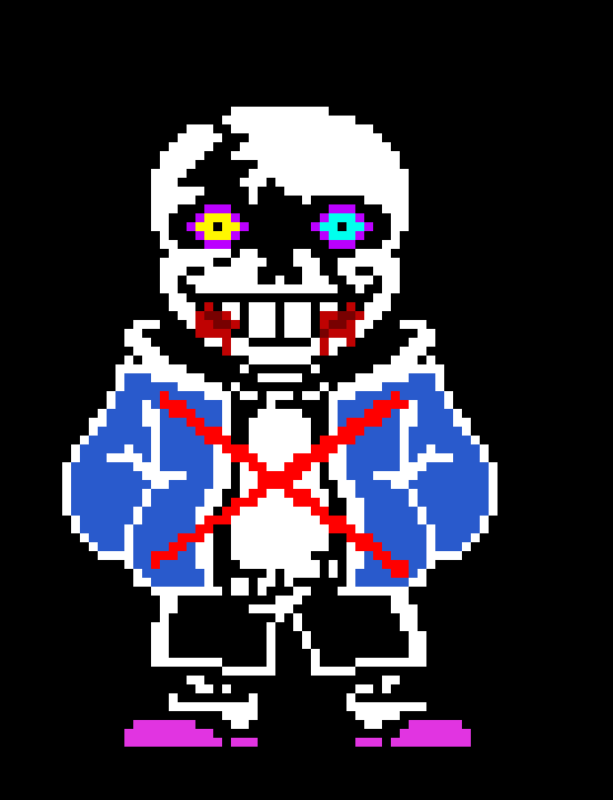 [89a8ad] UnderTale Last Breath Phase 3 hardmode [actual redux]