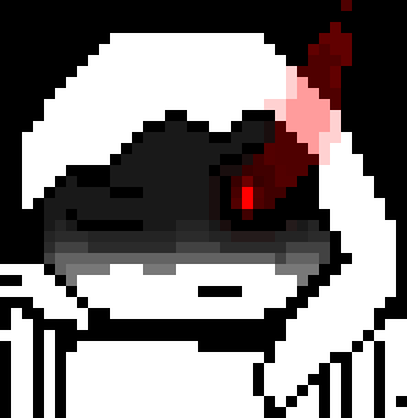 [7a0a81] *she grabs the outline's foot, and cutting it off. followed by a stab to the head.* Die already.