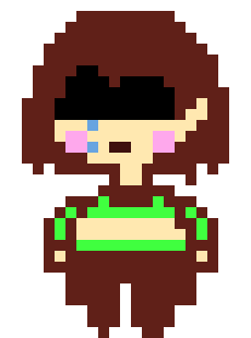 [589e49] TA Undertale Chara Ghost Sad