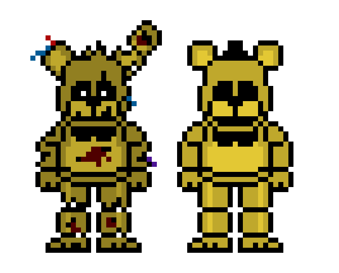 golden freddy and springtrap