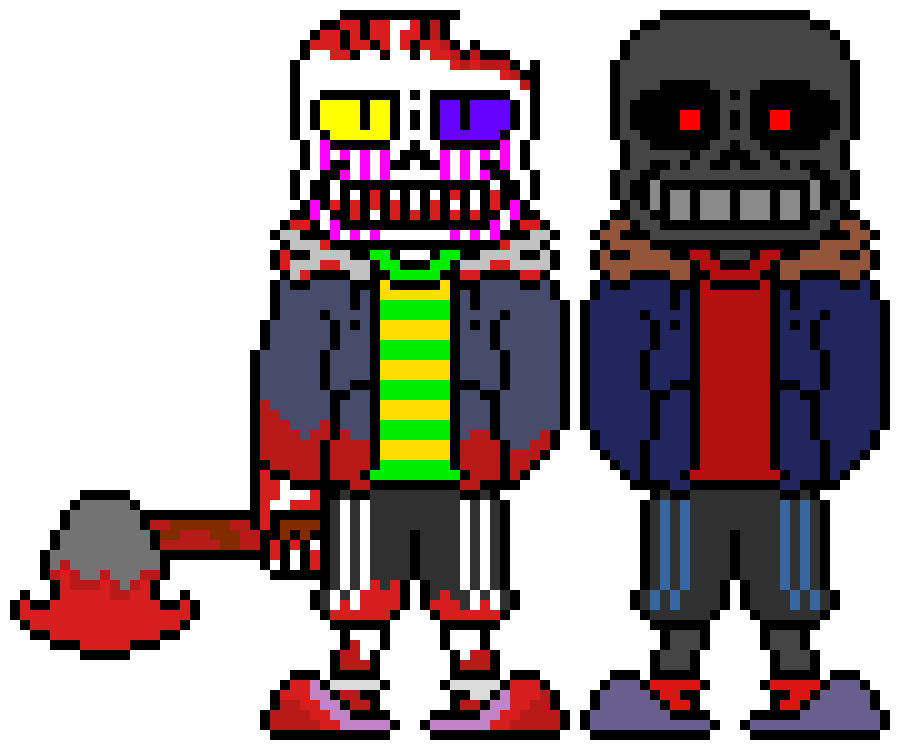 [d6b045] GlitchPaint: *He goes to ExpressTale with his Terror*