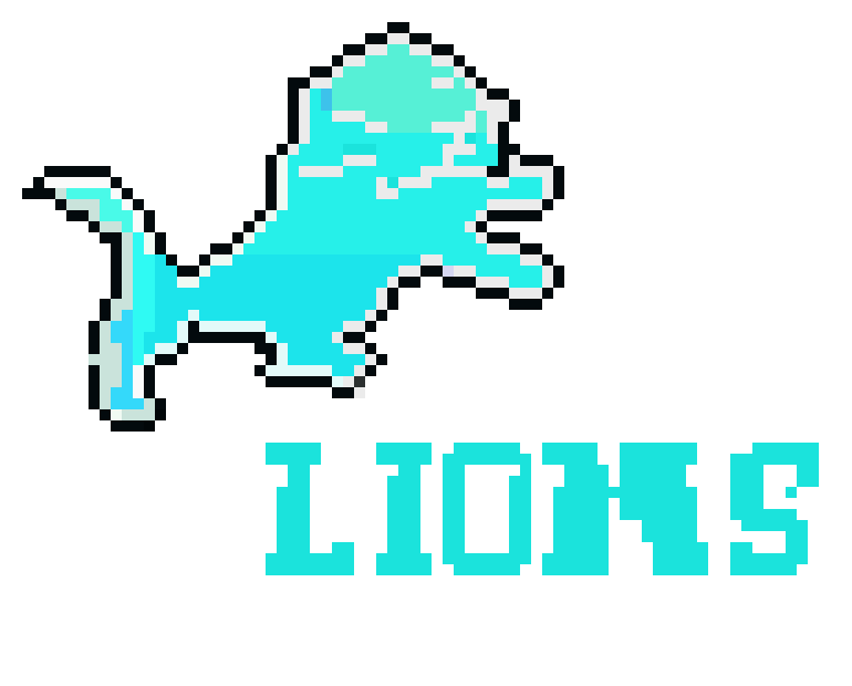 [3ff6a6] detroit lions logo by BEN