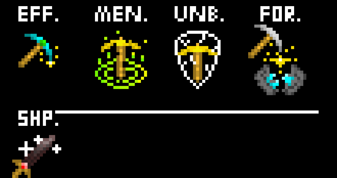 Minecraft enchantments visualized part 2