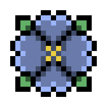 [12c229] blueflowerpixel
