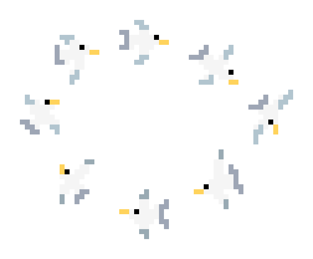 [124ca2] circling gulls