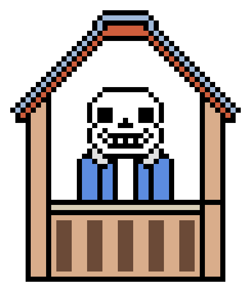 [37eeee] Sans' Hot Dog Stand