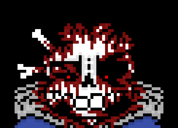 [e8cb42] *leaving a trail of blood as he looks down, on his ripped off arm* . . . i know someone who can help, someone who has been in such situati- wait... right.. he shot himself dead... fuck