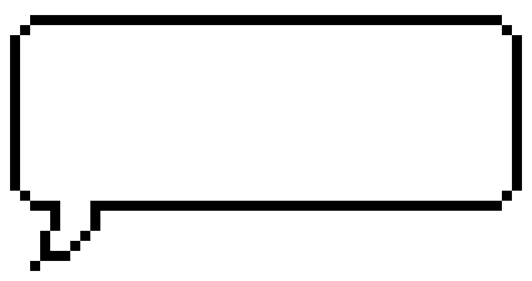 [df6913] ok pixel speech bubble