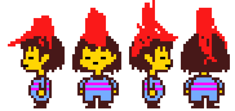 [39fedf] Frisk Sprite Sheet