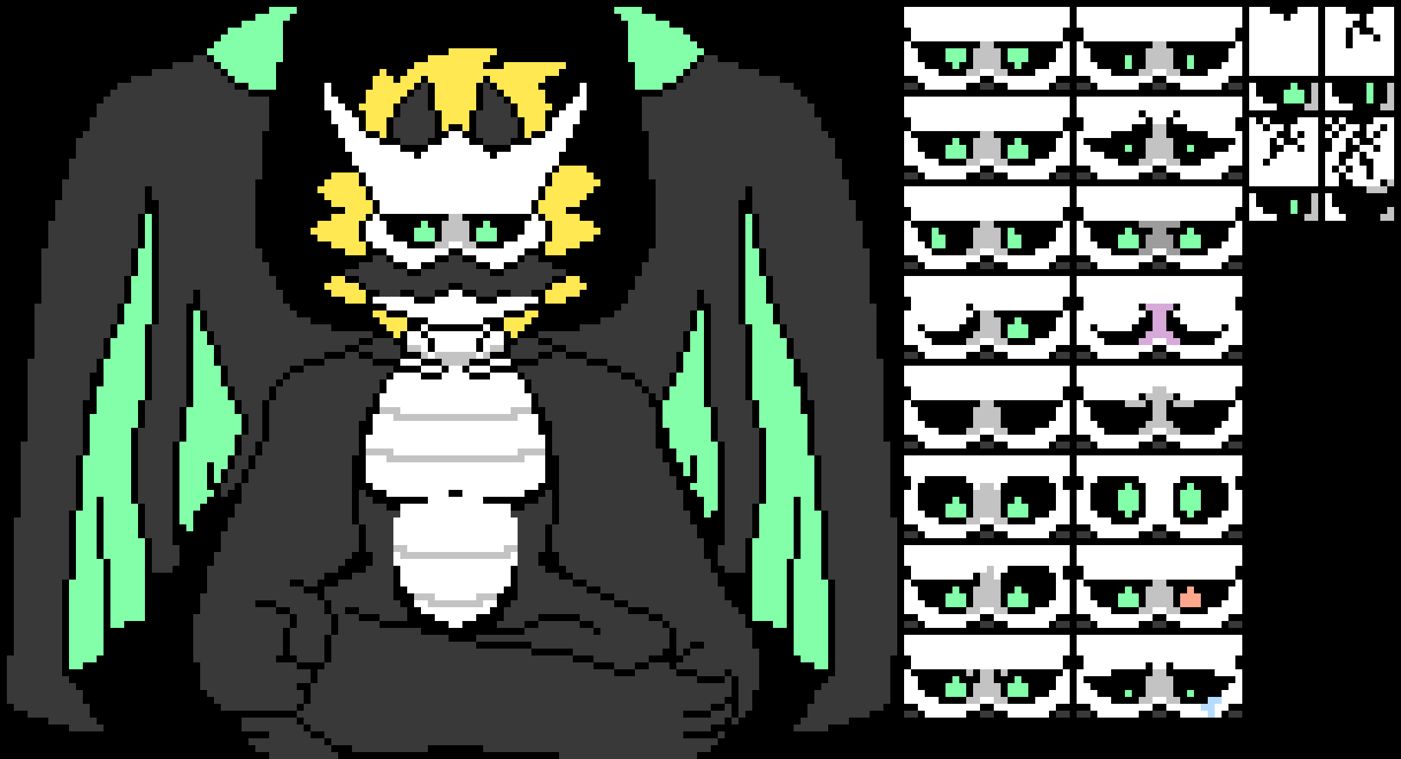 "The Elder One | Sprite sheet change... -Terrie [User] & Grim [Who drew it for me]