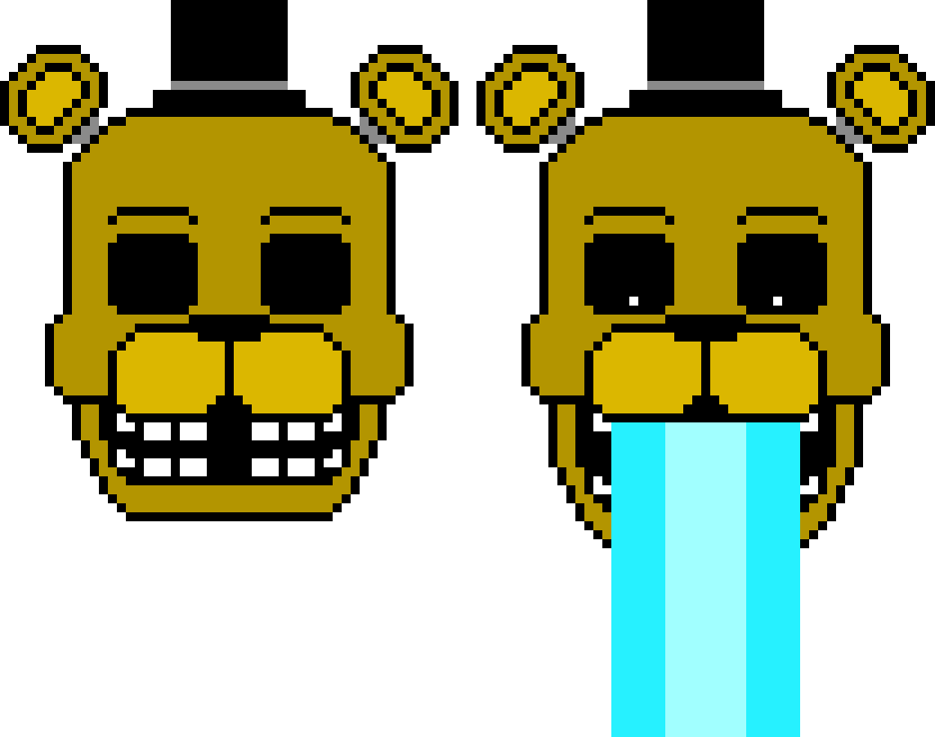 [fa7f92] FNAFtale Golden blasters New Sprite.