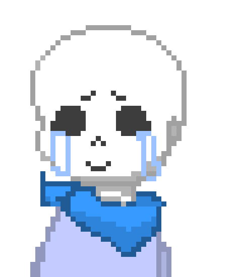 [b864cc] "Just smile.. Your the magnificent Sans, y-your loved b-by someone... y-your happy a-and loved.." he told himself, but... he was lying about one or two things.
