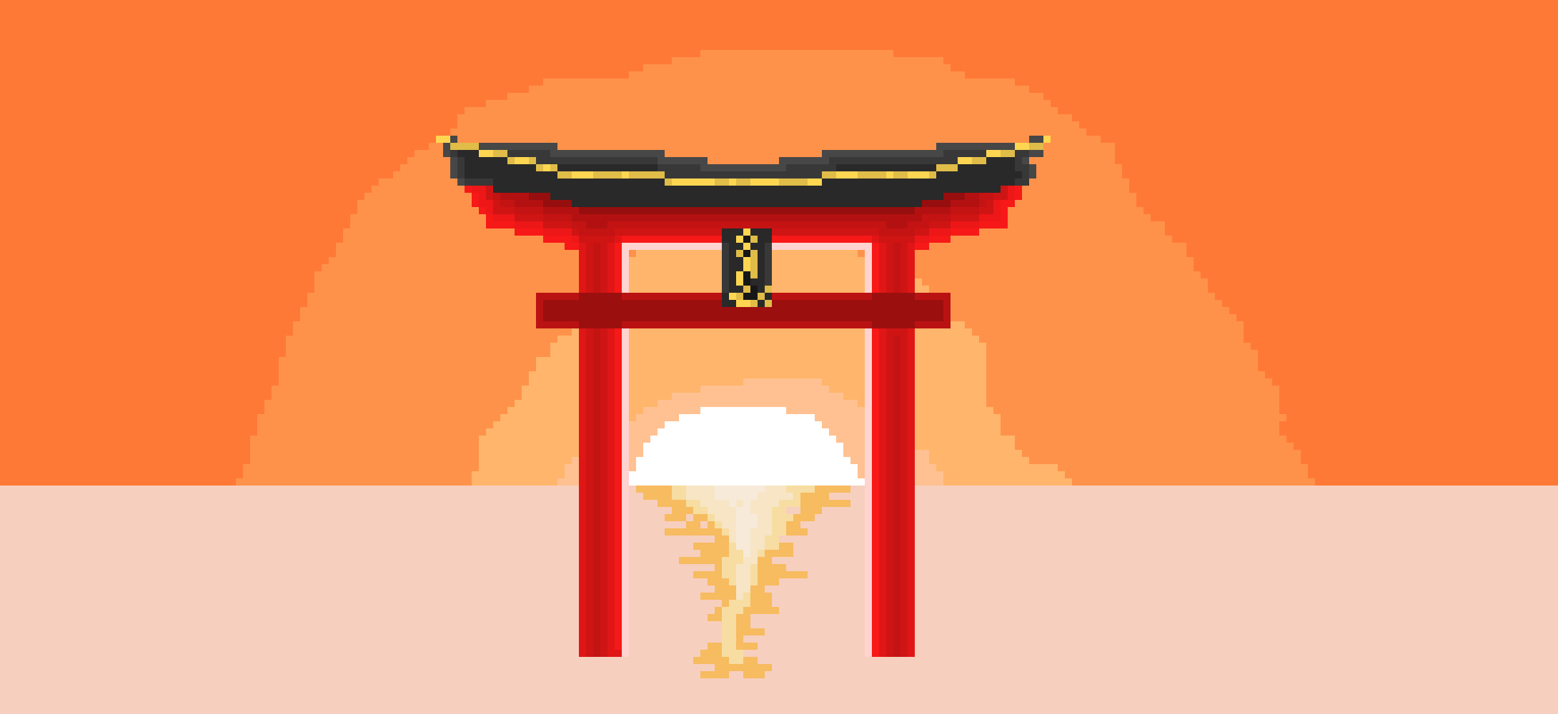 [15f2ef] Torii at Dusk