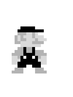 [9664c4] Black and White Mario