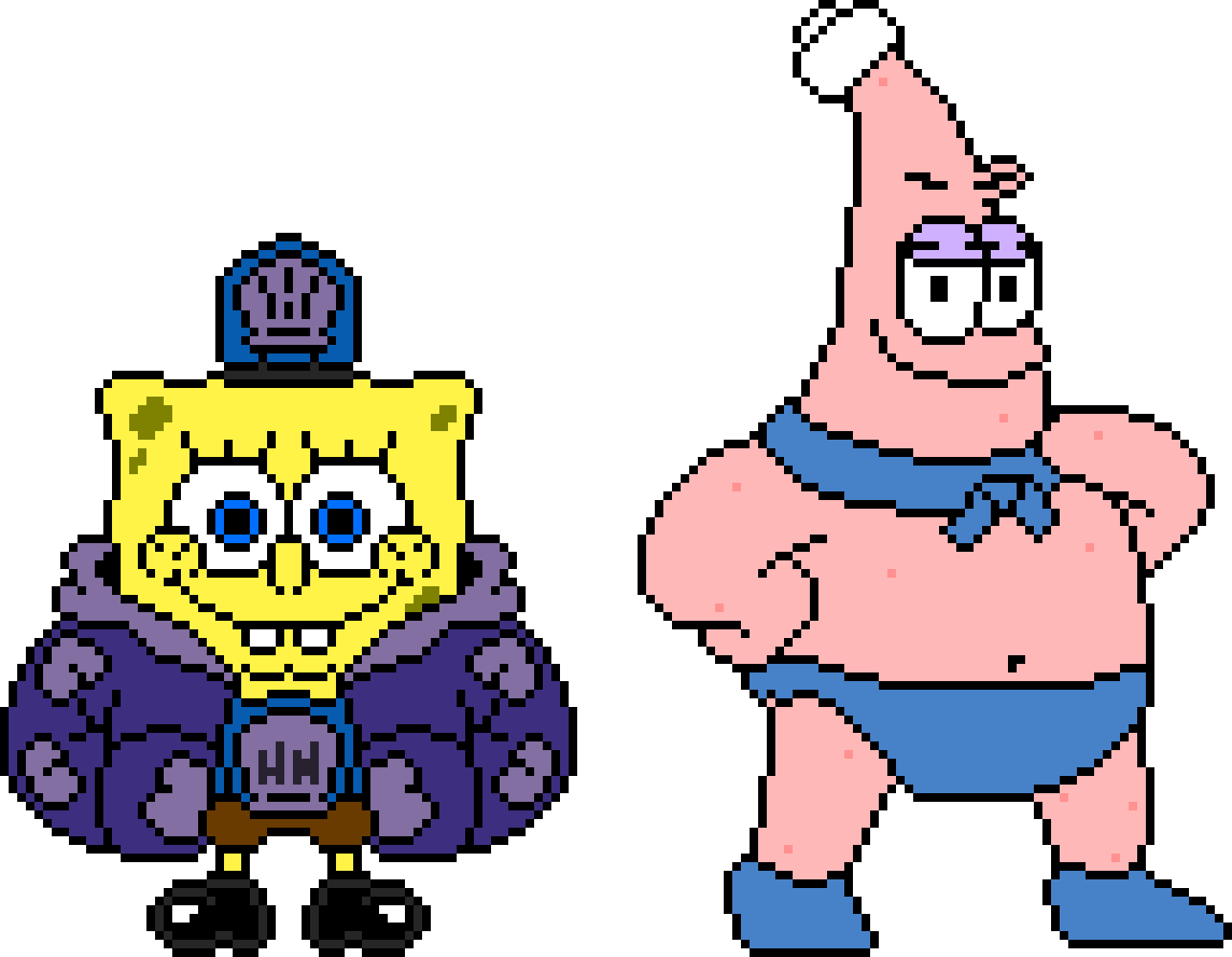 Spongeswap!Spongebob + Patrick