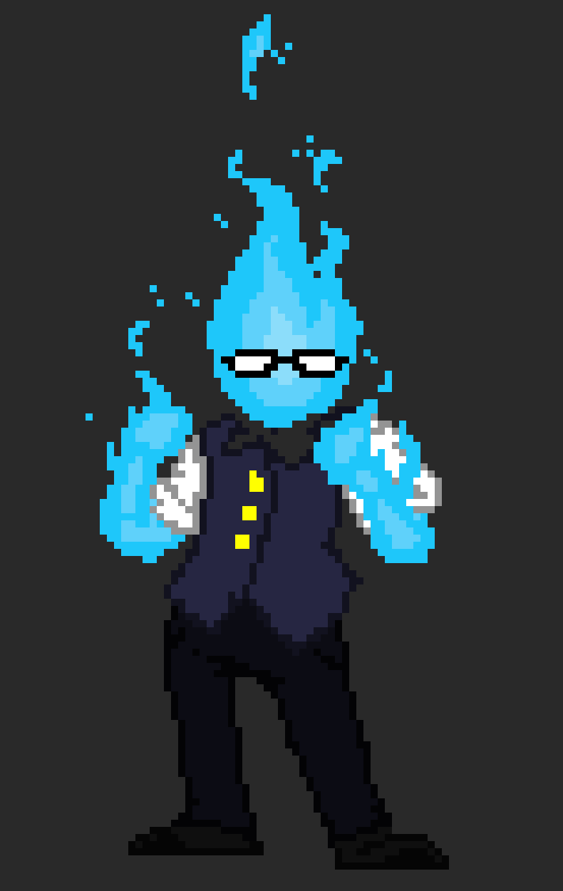 Boarder!Tale Grillby Design #1
