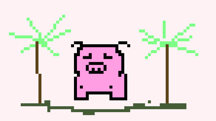[2a1077] pigs on the beach 
