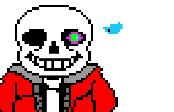 [7ce906] I'm not just an eye. HorrorTale Sans