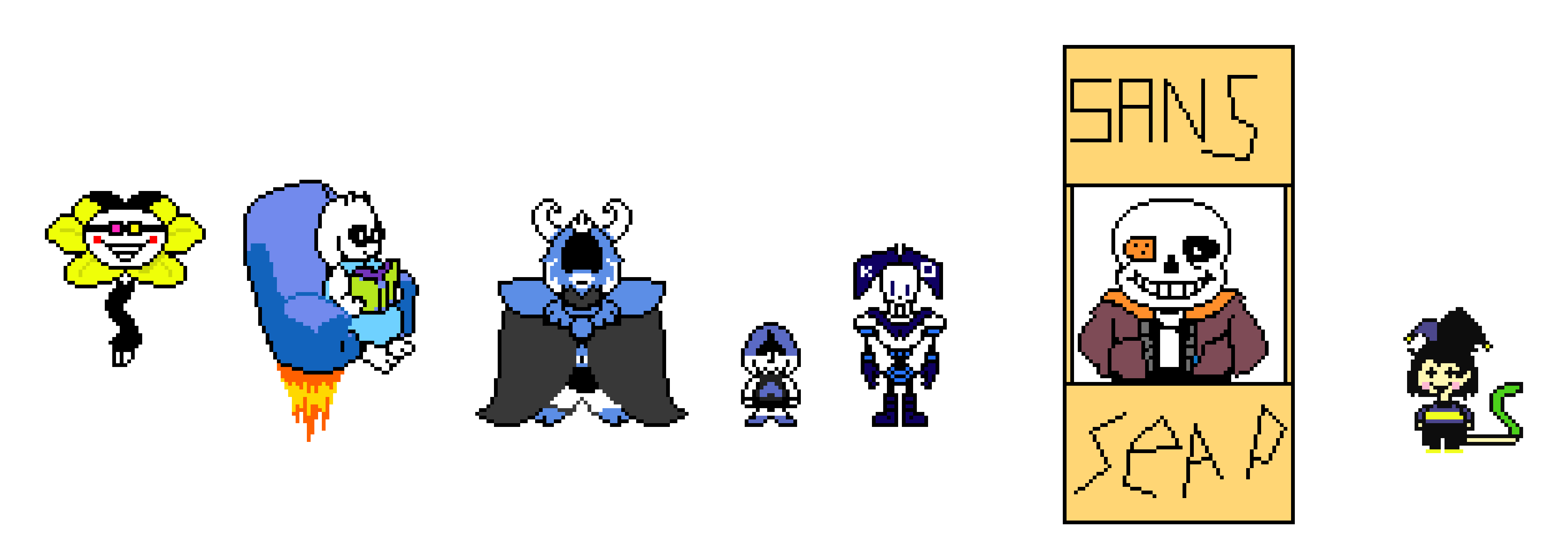 Deltarune au where UT characters take place of darkners