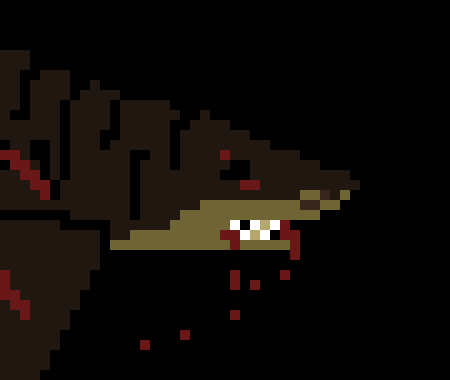 [013076] -[ The big fish finds the shard, not caring about anything, the shark eats it. ]-