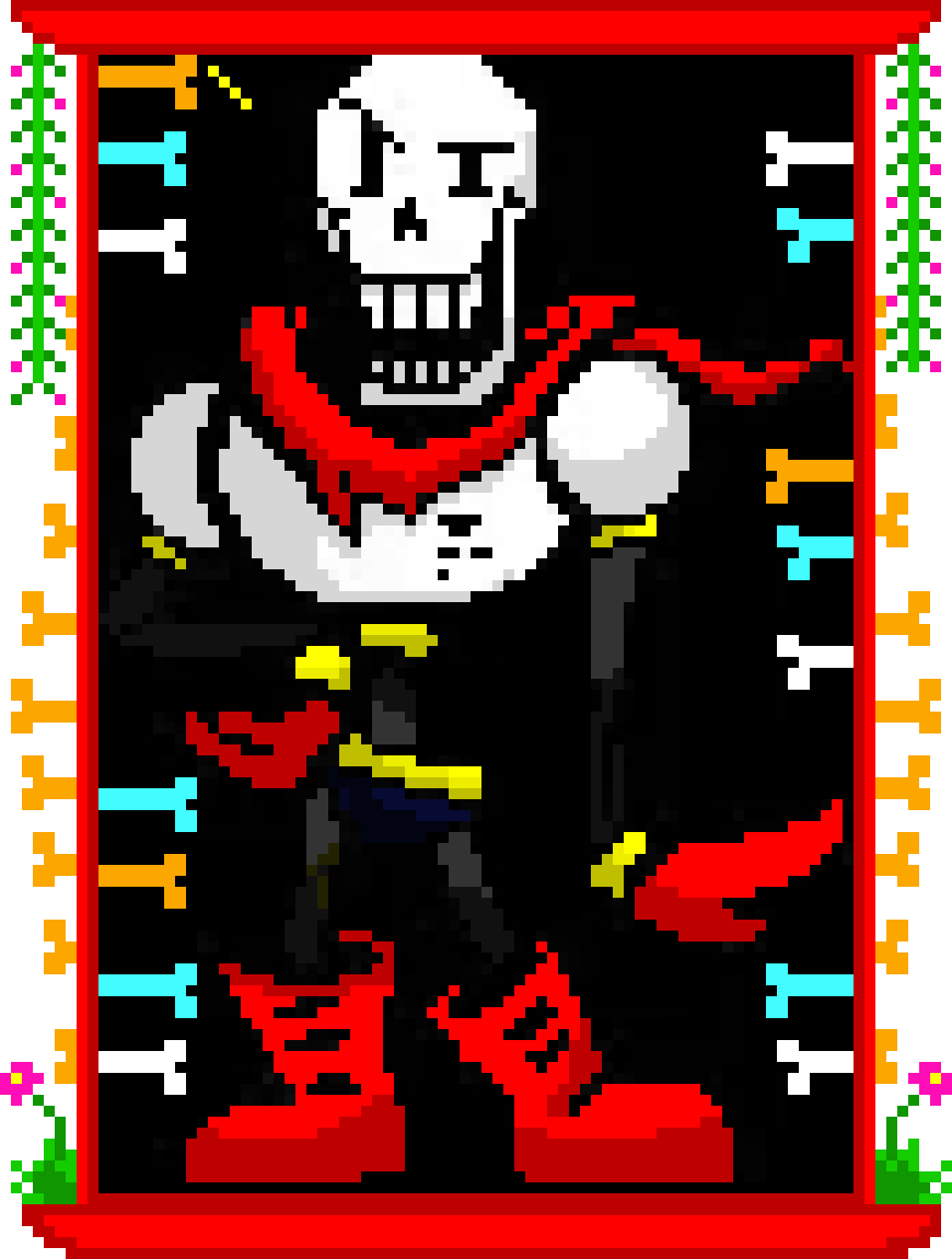 [9f8d6d] Papyrus Pixel Art Dojo Pixels