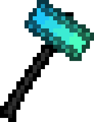 [9ce148] "Big crystal on a stick."