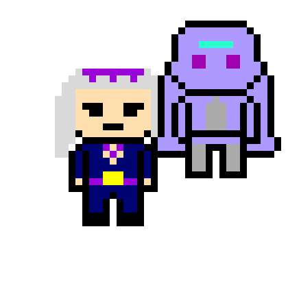 [09c9ab] danganronpa pixel abbacchio moody blues