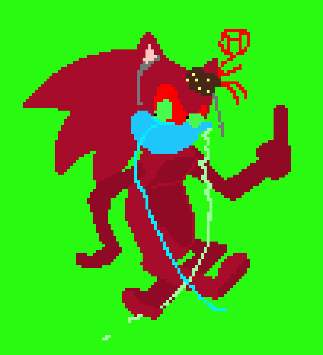 [53a360] Dumbass bitch ass Sonic furfag oc forgot to stop recording