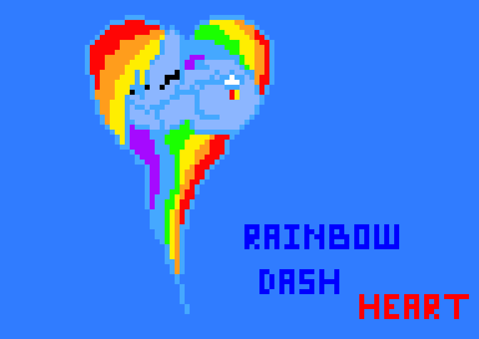 [9664c4] Rainbow Dash Heart