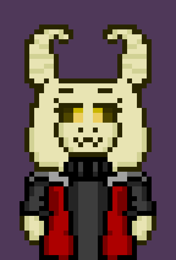 [0b51d0] -She summons a dozen Blasters, looking like a mix between AlterTales, and Skeld's-[Mira]