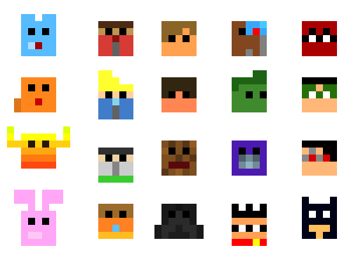 [4a89be] 5x5 faces3