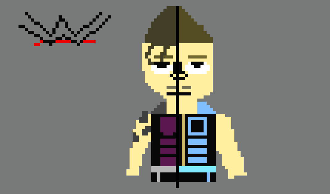 [3341d2] Dominik Mysterio Pixel Art