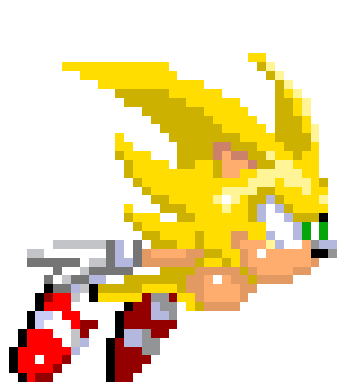 [c8ae48] super sonic sprite