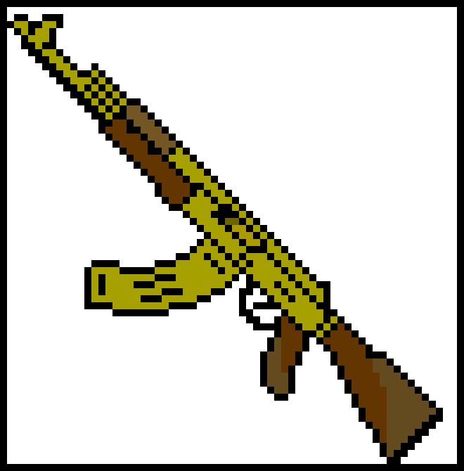 [9664c4] Gold AK 47