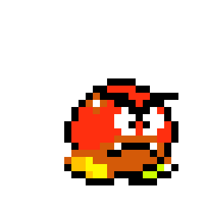 Goomba (Super Mario World) Pixel Art