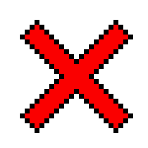 [9664c4] Red X