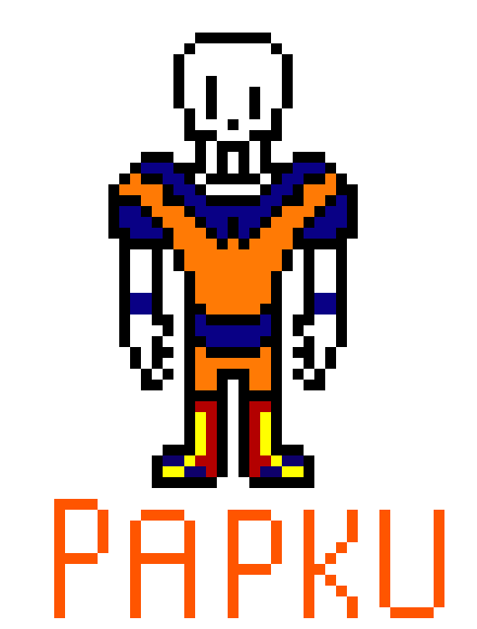 [9664c4] Papku! (papyrus + goku)