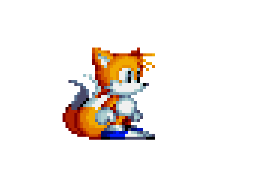 blue shoes tails