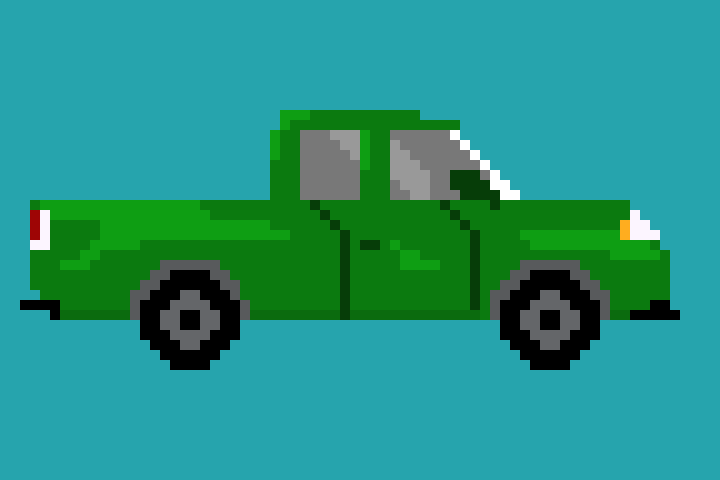 [242f5f] Green Truck1