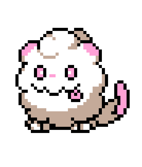 [09cba1] Swirlix Pokemon Pattern